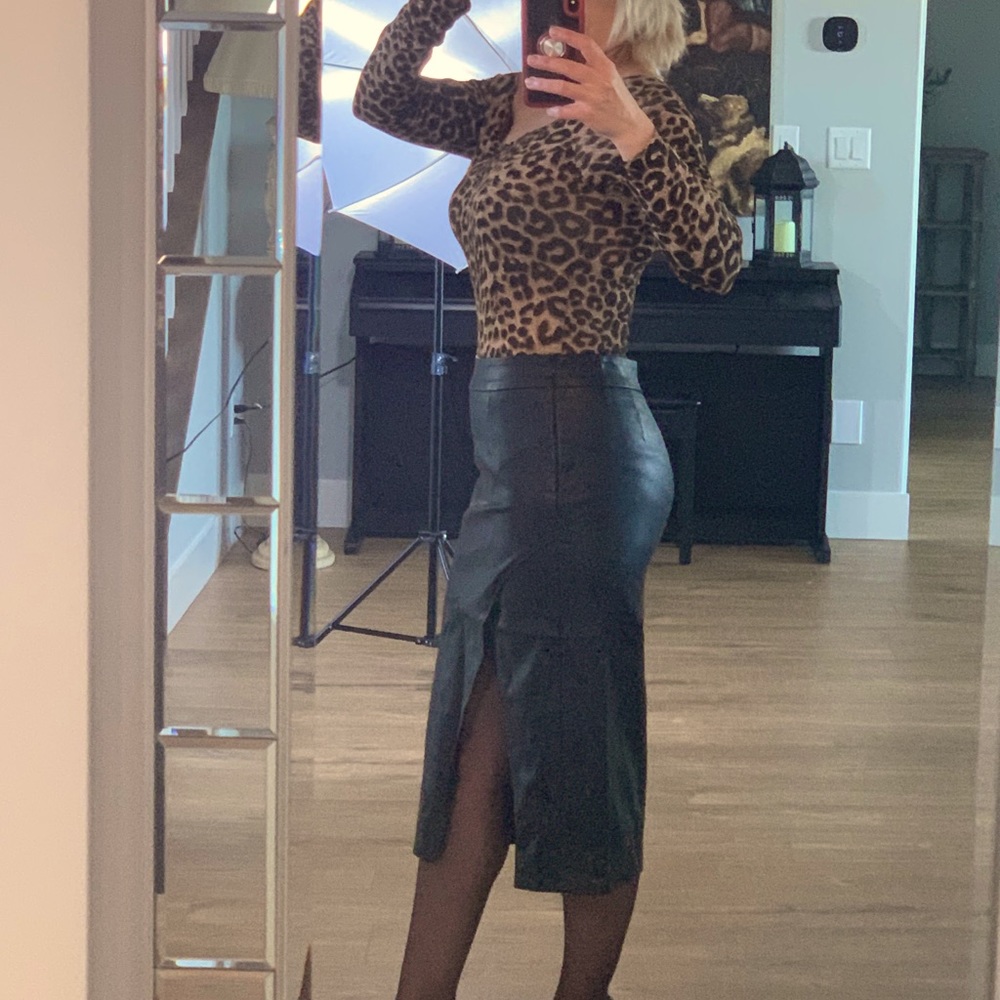 ECO Leather Skirt